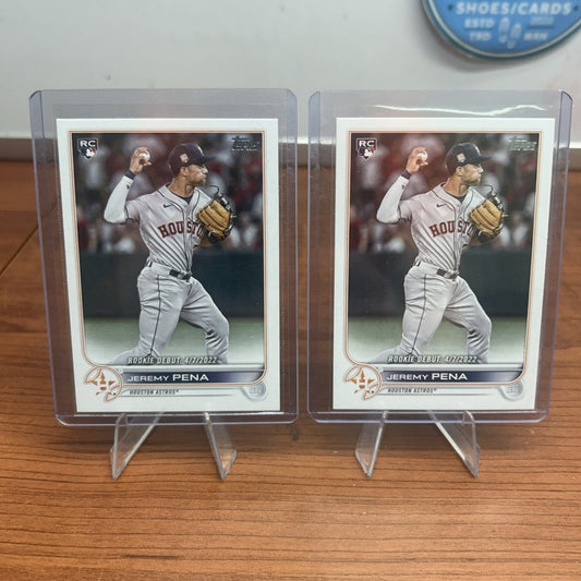 Cheap Sneaks Footwear/Sports Cards Baseball Card Jermey Pena 2022 Topps Update Series Houston Astros Rookie BaseballCar