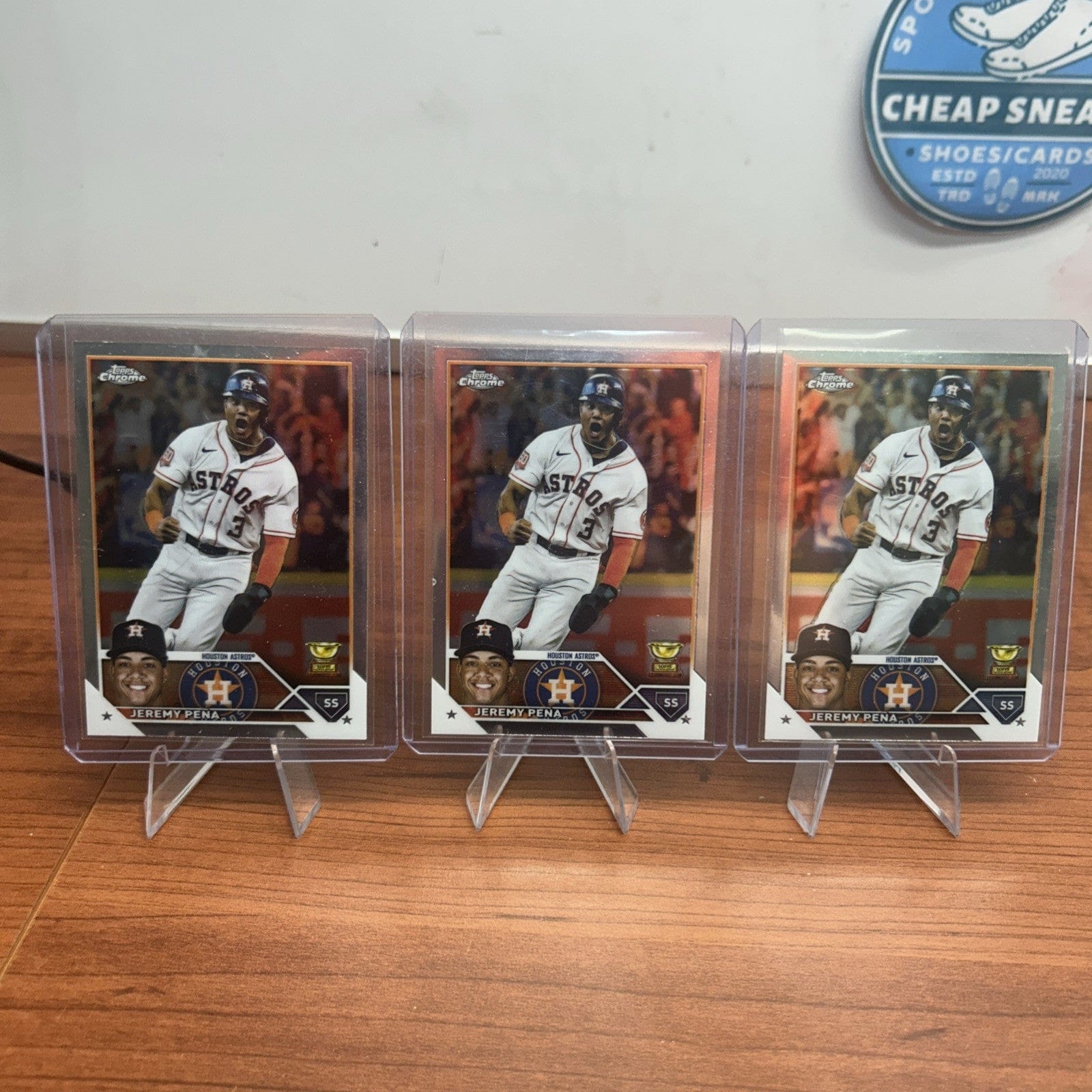 Cheap Sneaks Footwear/Sports Cards Baseball Card Jermey Pena 2023 Topps Chrome Houston Astros Rookie Baseball Card#113