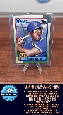 Cheap Sneaks Footwear/Sports Cards Baseball Card Jerome Walton 1990 Topps #464 Chicago Cubs