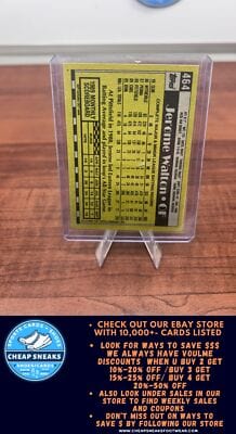 Cheap Sneaks Footwear/Sports Cards Baseball Card Jerome Walton 1990 Topps #464 Chicago Cubs