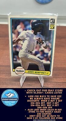 Cheap Sneaks Footwear/Sports Cards Baseball Card Jerry Mumphrey 1982 Donruss #261 New York Yankees