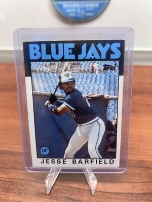 Cheap Sneaks Footwear/Sports Cards Baseball Card Jesse Barfield 1986 Topps #593 Toronto Blue Jays