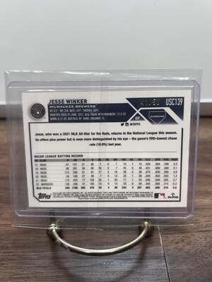 Cheap Sneaks Footwear/Sports Cards Baseball Card Jesse Winker 2023 Topps Chrome Update Gold Refractor #USC139 Brewers