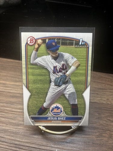 Cheap Sneaks Footwear/Sports Cards Baseball Card JESUS BAEZ 2023 Bowman Prospects 1st Bowman #BP-12 New York Mets