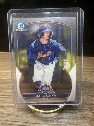 Cheap Sneaks Footwear/Sports Cards Baseball Card Jett Williams 2023 Bowman Chrome Prospects Card #BCP-49 New York Mets