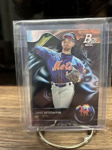 Cheap Sneaks Footwear/Sports Cards Baseball Card Jett Williams 2023 Bowman Platinum NewYork Mets Baseball Card #Top-96