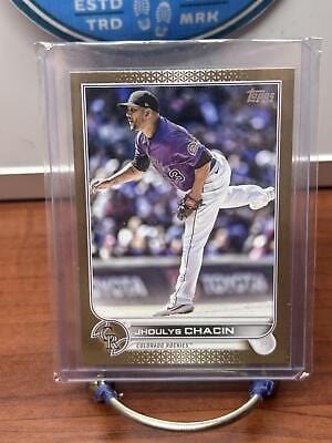 Cheap Sneaks Footwear/Sports Cards Baseball Card Jhoulys Chacin 2022 Topps Update Gold Parallel #US40 Colorado Rockies