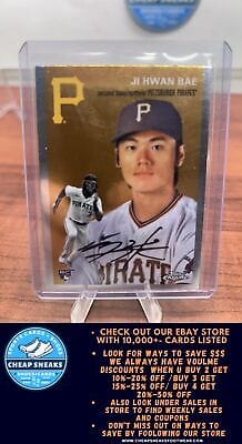 Cheap Sneaks Footwear/Sports Cards Baseball Card Ji Hwan Bae RC 2023 Topps Chrome Platinum Anniversary #166 Pittsburgh