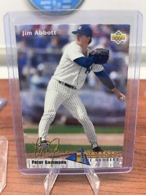 Cheap Sneaks Footwear/Sports Cards Baseball Card Jim Abbott 1993 Upper Deck #451 New York Yankees