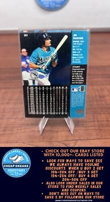 Cheap Sneaks Footwear/Sports Cards Baseball Card Jim Eisenreich 1998 Upper Deck #381 Florida Marlins