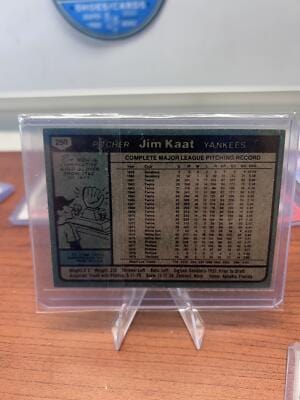 Cheap Sneaks Footwear/Sports Cards Baseball Card Jim Kaat 1980 Topps #250 New York Yankees