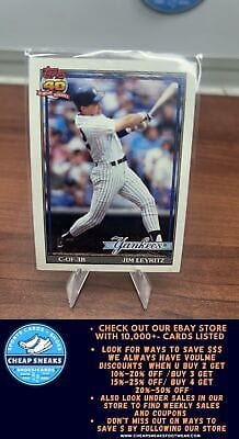 Cheap Sneaks Footwear/Sports Cards Baseball Card Jim Leyritz 1991 Topps #202 New York Yankees