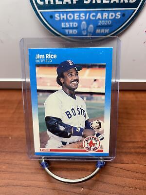 Cheap Sneaks Footwear/Sports Cards Baseball Card Jim Rice 1987 Fleer #41 Boston Red Sox
