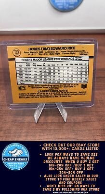 Cheap Sneaks Footwear/Sports Cards Baseball Card Jim Rice 1989 Donruss #122 Boston Red Sox
