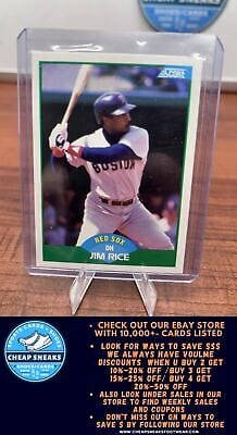 Cheap Sneaks Footwear/Sports Cards Baseball Card Jim Rice 1989 Score #85 Boston Red Sox
