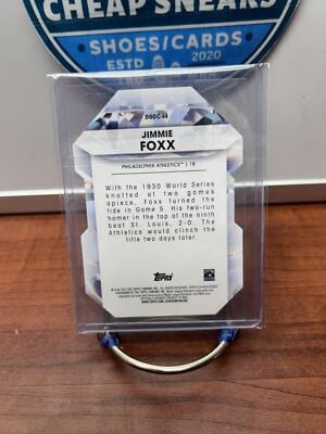 Cheap Sneaks Footwear/Sports Cards Baseball Card Jimmie Foxx 2022 Topps Chrome Diamond Greats Die Cuts #DGC-68  Athleti