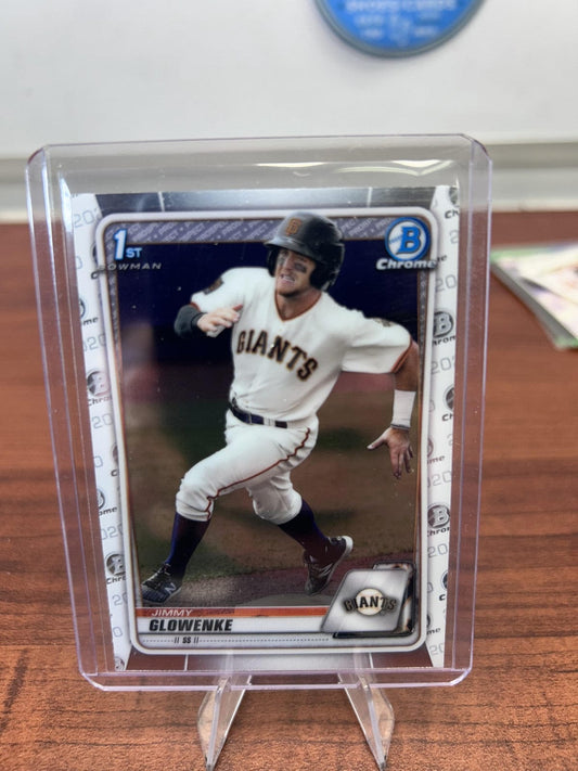 Cheap Sneaks Footwear/Sports Cards Baseball Card Jimmy Glowenke 2020 Bowman Draft Chrome #BD-35 San Francisco Giants