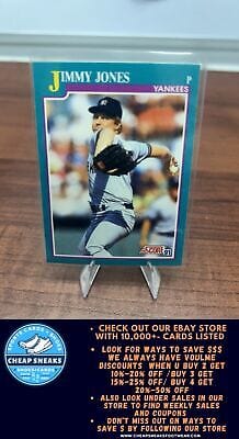 Cheap Sneaks Footwear/Sports Cards Baseball Card Jimmy Jones 1991 Score #583 New York Yankees