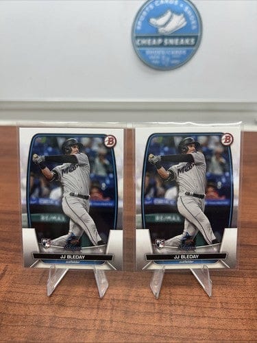 Cheap Sneaks Footwear/Sports Cards Baseball Card JJ Bleday (RC) 2023 Bowman #33 Rookie Miami Marlins+ Bonus Card