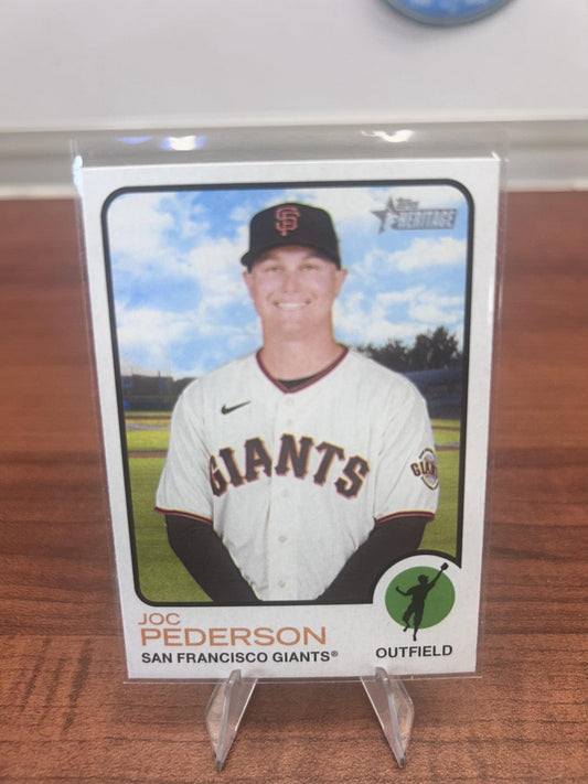 Cheap Sneaks Footwear/Sports Cards Baseball Card Joc Pederson 2022 Topps Heritage #646 San Francisco Giants