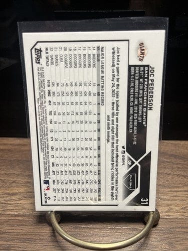 Cheap Sneaks Footwear/Sports Cards Baseball Card Joc Pederson 2023 Topps Chrome Baseball #31 San Francisco Giants