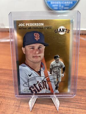 Cheap Sneaks Footwear/Sports Cards Baseball Card Joc Pederson 2023 Topps Chrome Platinum Anniversary #339 San Francisco