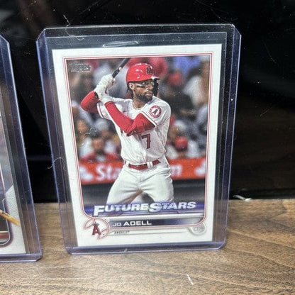 Cheap Sneaks Footwear/Sports Cards Baseball Card Joe Adell Lot(3) Los Angeles Angels 2022 Topps Future Stars ,22 Bowman