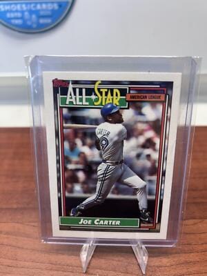 Cheap Sneaks Footwear/Sports Cards Baseball Card Joe Carter 1992 Topps Micro #402 Toronto Blue Jays