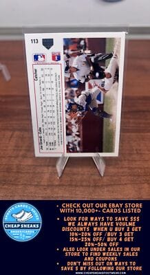 Cheap Sneaks Footwear/Sports Cards Baseball Card Joe Girardi 1991 Upper Deck #113 Chicago Cubs