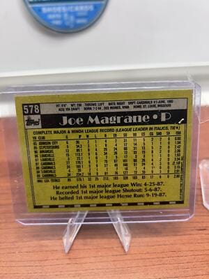 Cheap Sneaks Footwear/Sports Cards Baseball Card Joe Magrane 1990 Topps #578 St. Louis Cardinals
