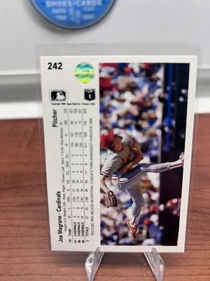 Cheap Sneaks Footwear/Sports Cards Baseball Card Joe Magrane 1990 Upper Deck #242 St. Louis Cardinals
