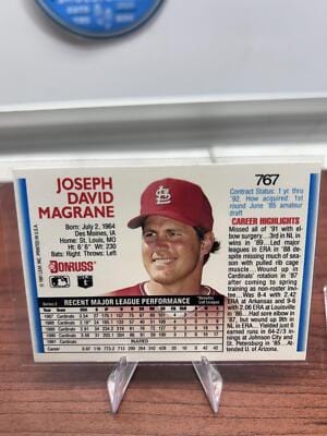 Cheap Sneaks Footwear/Sports Cards Baseball Card Joe Magrane 1992 Donruss #767 St. Louis Cardinals