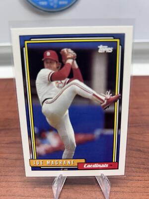 Cheap Sneaks Footwear/Sports Cards Baseball Card Joe Magrane 1992 Topps #783 St. Louis Cardinals