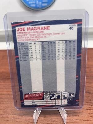 Cheap Sneaks Footwear/Sports Cards Baseball Card Joe Magrane RC 1988 Fleer #40 St. Louis Cardinals