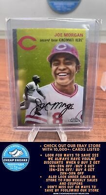 Cheap Sneaks Footwear/Sports Cards Baseball Card Joe Morgan 2023 Topps Chrome Platinum Anniversary #427 Cincinnati Reds