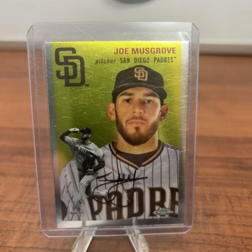 Cheap Sneaks Footwear/Sports Cards Baseball Card Joe Musgrove 2023 Topps Chrome Platinum Anniversary #360 San Diego Pad