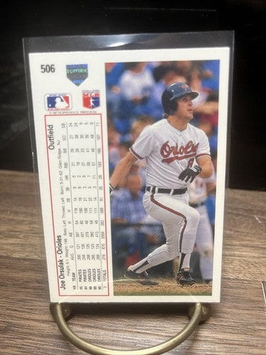 Cheap Sneaks Footwear/Sports Cards Baseball Card Joe Orsulak 506 Upper Deck Baseball Card 1991 Baltimore Orioles