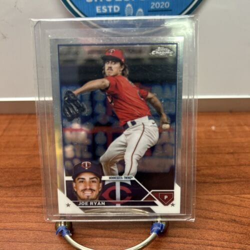 Cheap Sneaks Footwear/Sports Cards Baseball Card Joe Ryan 2023 Topps Chrome baseball card #37 Minnesota Twins