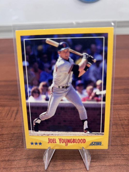 Cheap Sneaks Footwear/Sports Cards Baseball Card Joel Youngblood 1988 Score #509 San Francisco Giants