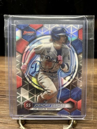 Cheap Sneaks Footwear/Sports Cards Baseball Card Joendry Vargas 2023 Bowman's Best Refractor #TP-11 Top Prospects RC Do