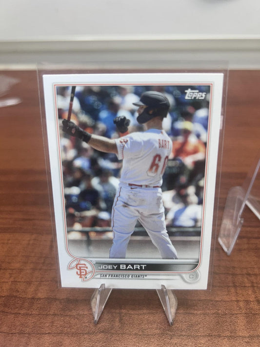 Cheap Sneaks Footwear/Sports Cards Baseball Card Joey Bart 2022 Topps San Francisco Giants #SF-15 San Francisco Giants