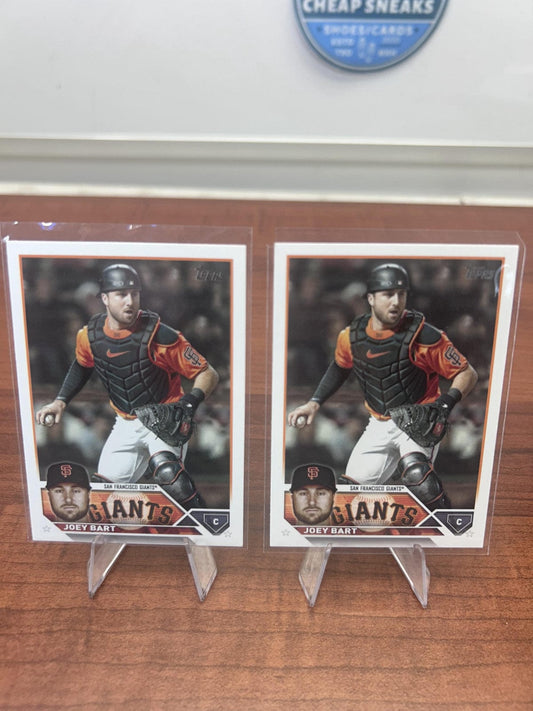 Cheap Sneaks Footwear/Sports Cards Baseball Card Joey Bart 2023 Topps #435 San Francisco Giants