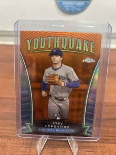 Cheap Sneaks Footwear/Sports Cards Baseball Card Joey Loperfido 2024 Topps Chrome Update /25 Orange Youthquake Refracto