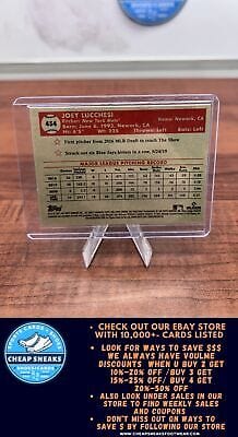 Cheap Sneaks Footwear/Sports Cards Baseball Card Joey Lucchesi 2021 Topps Chrome Platinum Anniversary #454 New York Met
