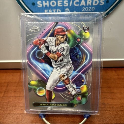 Cheap Sneaks Footwear/Sports Cards Baseball Card Joey Meneses RC 2023 Topps Chrome Cosmic Nationals Card #89