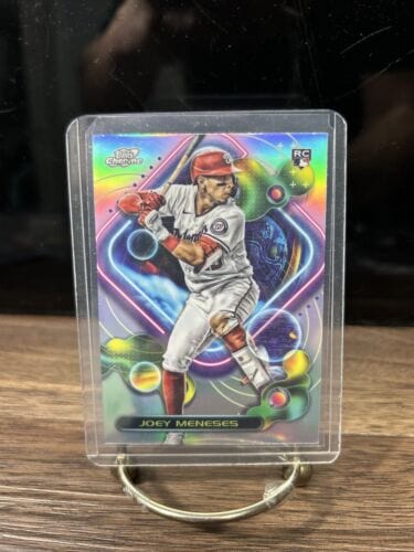 Cheap Sneaks Footwear/Sports Cards Baseball Card Joey Meneses RC 2023 Topps Chrome Cosmic Nucleus Refractor Nationals C