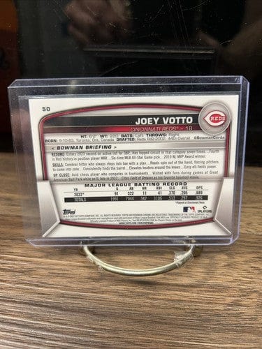 Cheap Sneaks Footwear/Sports Cards Baseball Card Joey Votto 2023 Bowman Chrome Cincinnati Reds Baseball Card #50