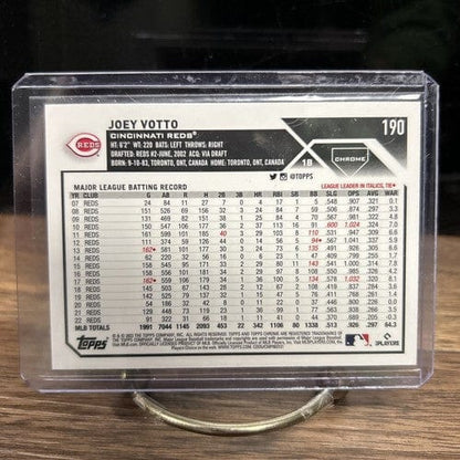 Cheap Sneaks Footwear/Sports Cards Baseball Card Joey Votto 2023 Topps Chrome Cincinnati Reds Baseball Card #190