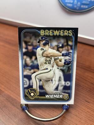 Cheap Sneaks Footwear/Sports Cards Baseball Card Joey Wiemer 2024 Topps #9 Milwaukee Brewers