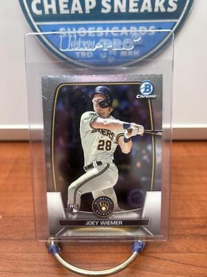 Cheap Sneaks Footwear/Sports Cards Baseball Card Joey Wiemer RC 2023 Bowman Chrome #41 Milwaukee Brewers